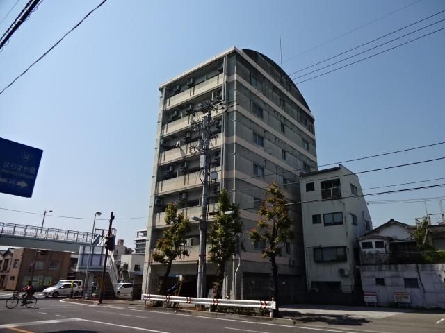 拡大写真:リヴィエラ二葉町 6階605の外観写真(昼)