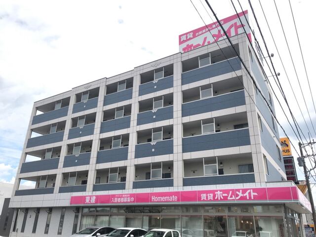 拡大写真：ボナール末広 5階505の外観写真（昼）