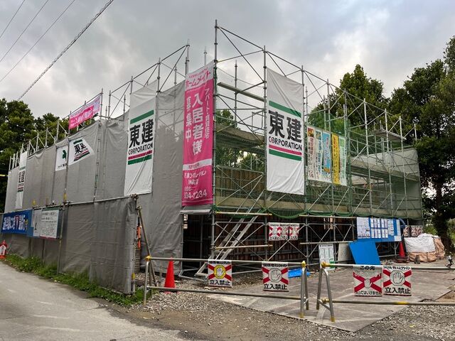 拡大写真:(仮)名護市屋部3LDK新築マンション 3階301の建築現場