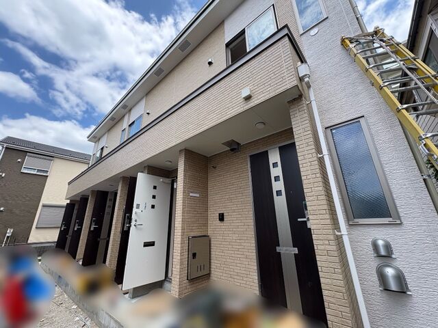 拡大写真:THE BASE 神明 2階201の建築現場