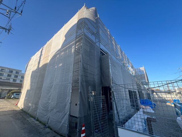 拡大写真:さくら 1階103の建築現場
