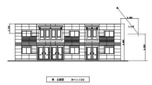 拡大写真：Ａｚｕｒｅ 1階102の完成予想図