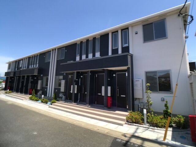 写真：仮）太田市西本町アパート新築工事の外観