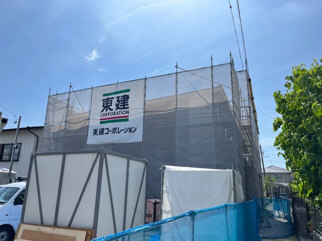 岡崎市宇頭町新築アパートの外観