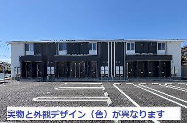 仮)日和田町川坂新築アパートの外観