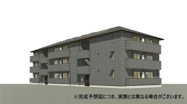 拡大写真：サンガーデン新山口　Ａ 3階308の外観写真（昼）