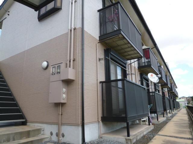 拡大写真:倉敷市鳥羽 1階105の外観写真(昼)