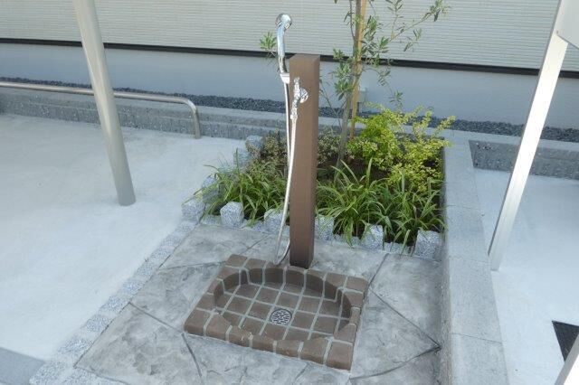 拡大写真:総社市地頭片山 1階101の外観写真(昼)