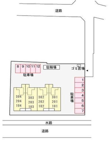 拡大写真:サンシャインビレッジ 3階304の外観写真(昼)