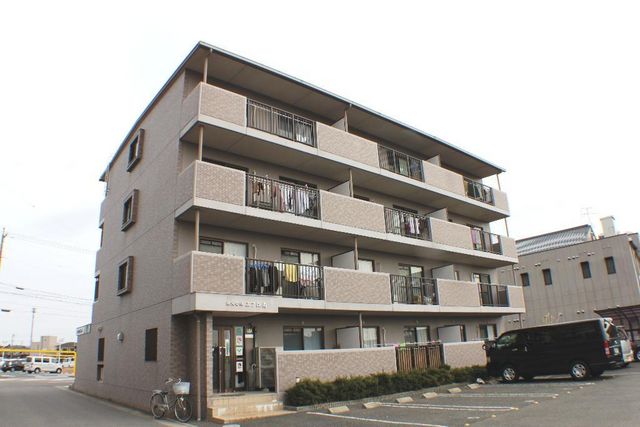 拡大写真：フローリア江南 4階402の外観写真（昼）