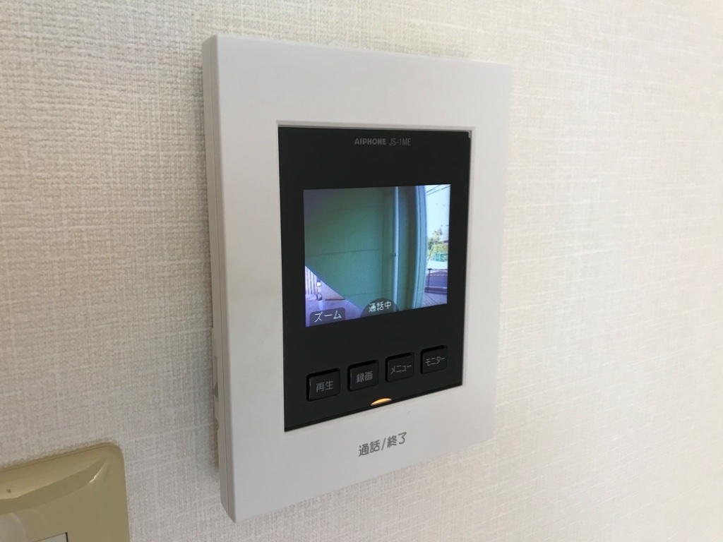 拡大写真:クレオール佐倉 1階101のカメラ付インターホン