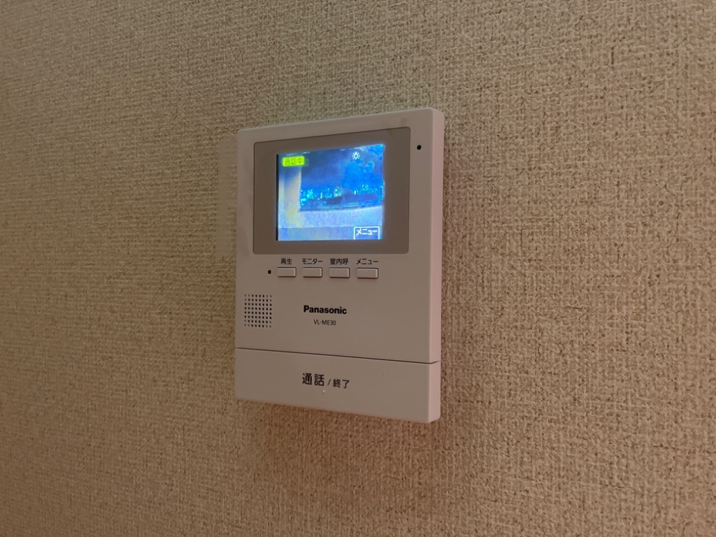 拡大写真:パレスサントピアⅤ 4階405のカメラ付インターホン
