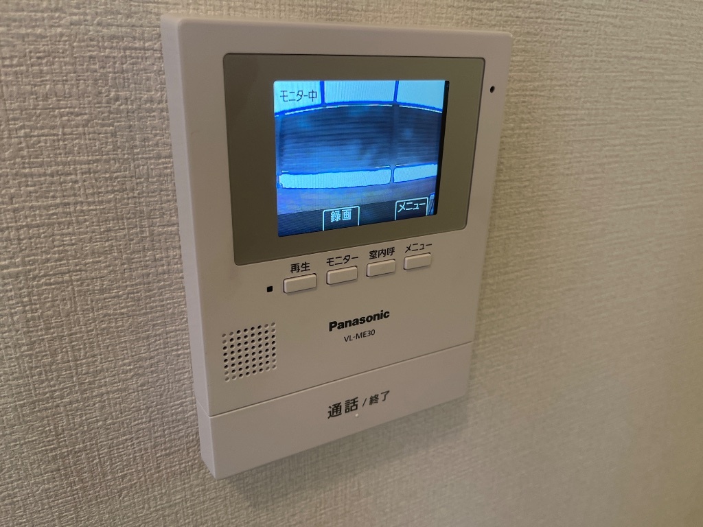 拡大写真：アネックス緑台 2階202のカメラ付きインターホン