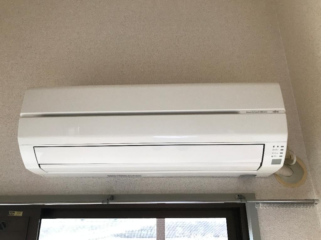 拡大写真:リヴァーサイド植田 1階101のエアコン