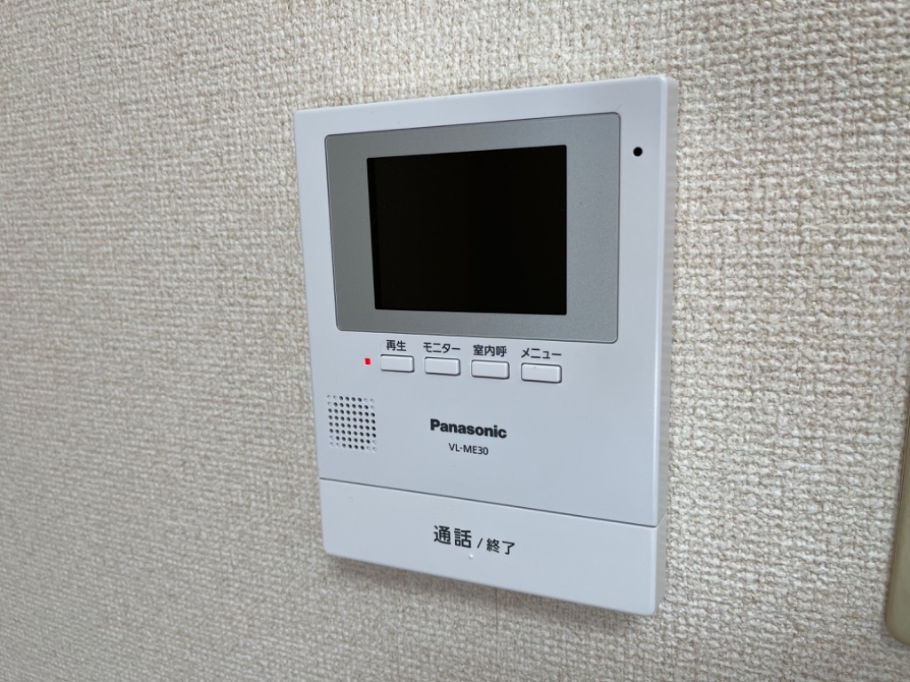 拡大写真:サンビレッジ28 2階206のカメラ付インターホン