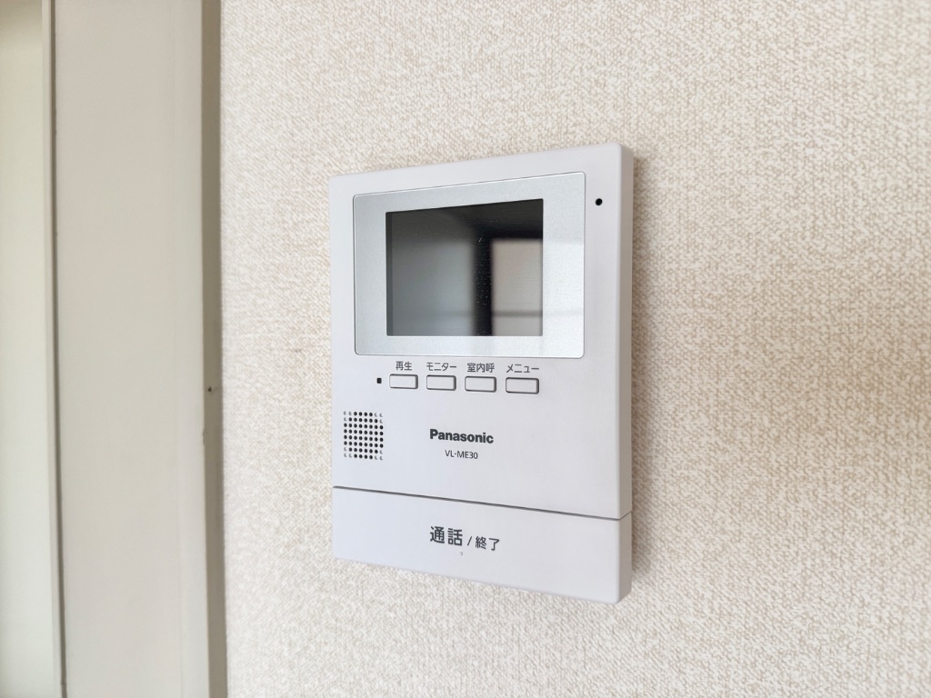 拡大写真:メゾンフラワー 2階202のカメラ付インターホン
