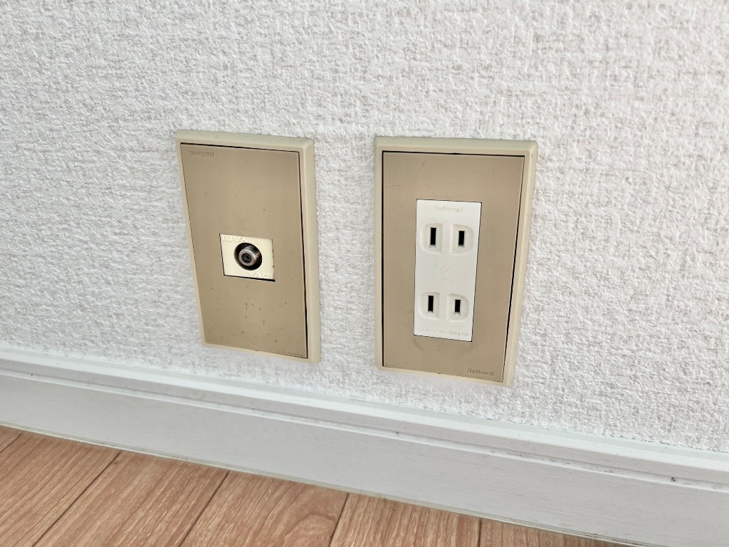 拡大写真:ハイツ後藤B 2階201のテレビ接続口
