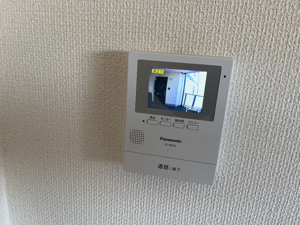 拡大写真:マンション雅 2階203のカメラ付インターホン