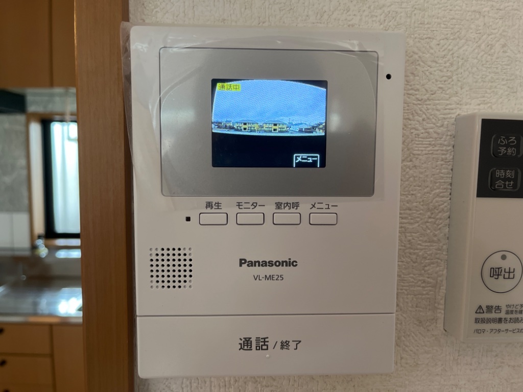 拡大写真:プロニティ小森野Ⅱ 2階201のカメラ付インターホン