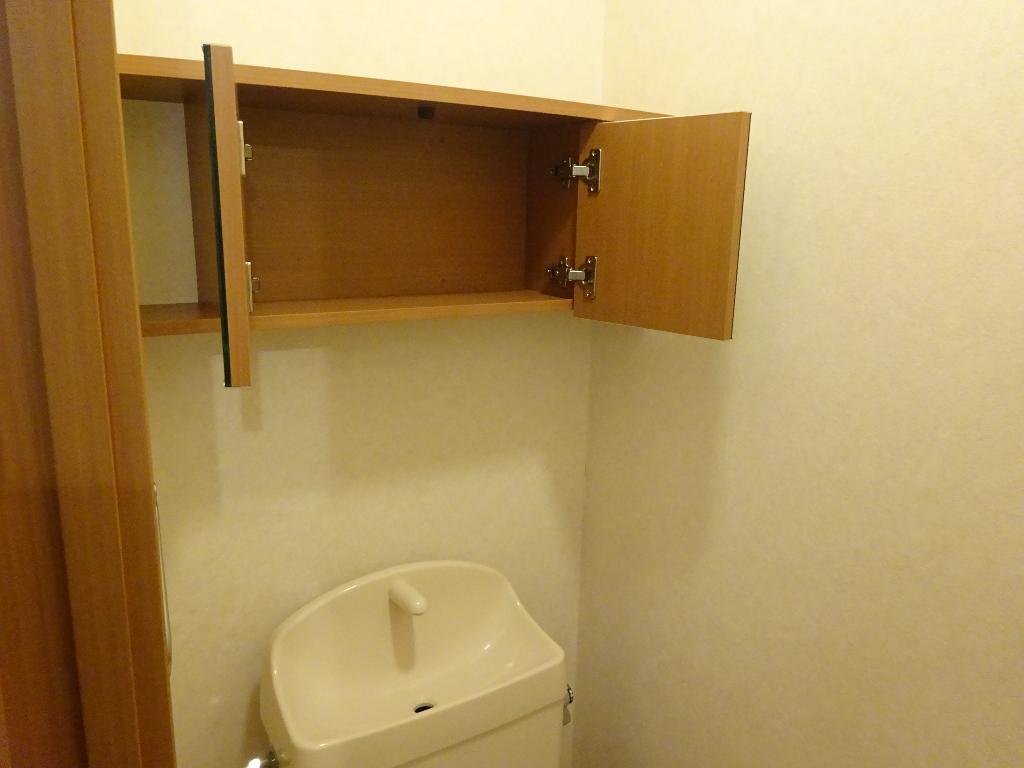 拡大写真：オルガ２１ 1階101のトイレ上収納