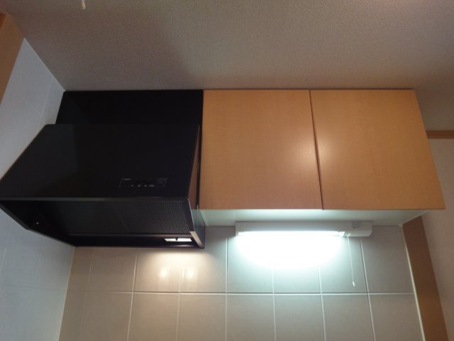 拡大写真:グランディール アイ 2階205のキッチン上部収納