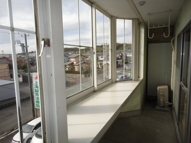 拡大写真:コーポラス森 2階202のバルコニー(イメージ)