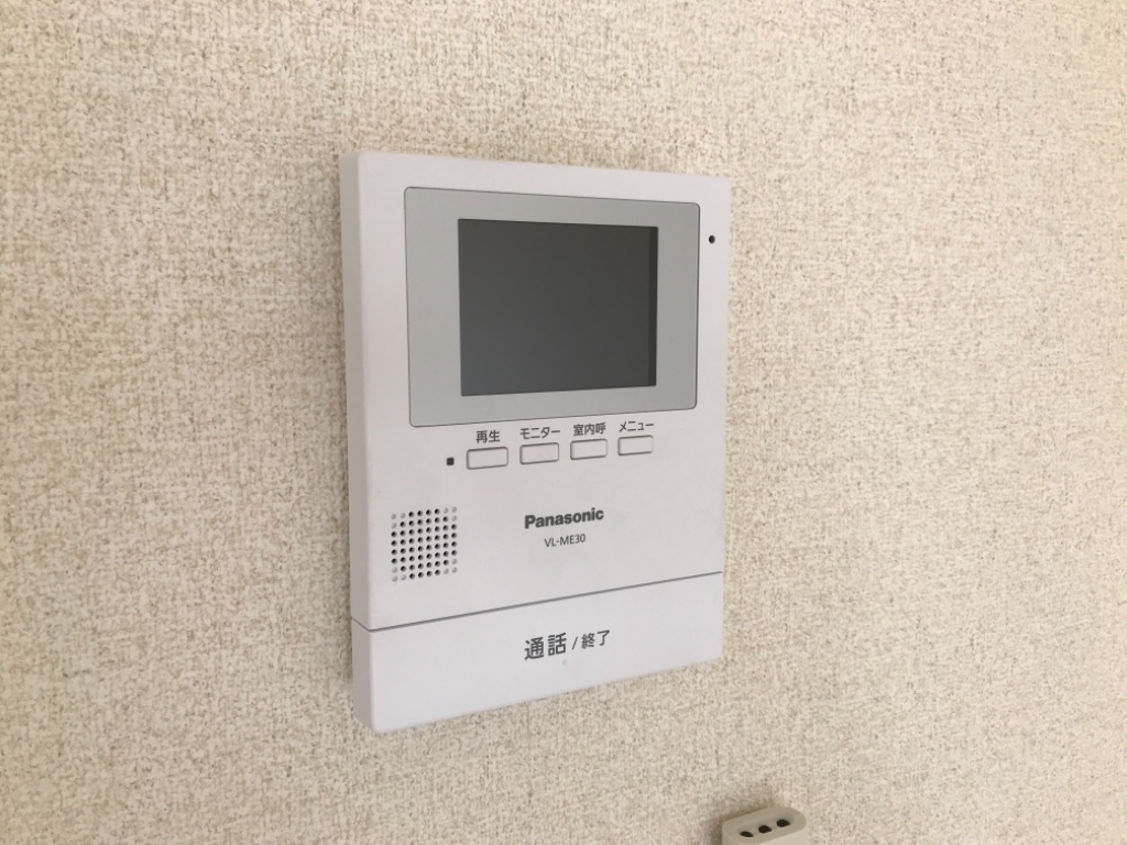 拡大写真:ハーフバレーⅡ 1階101のカメラ付インターホン
