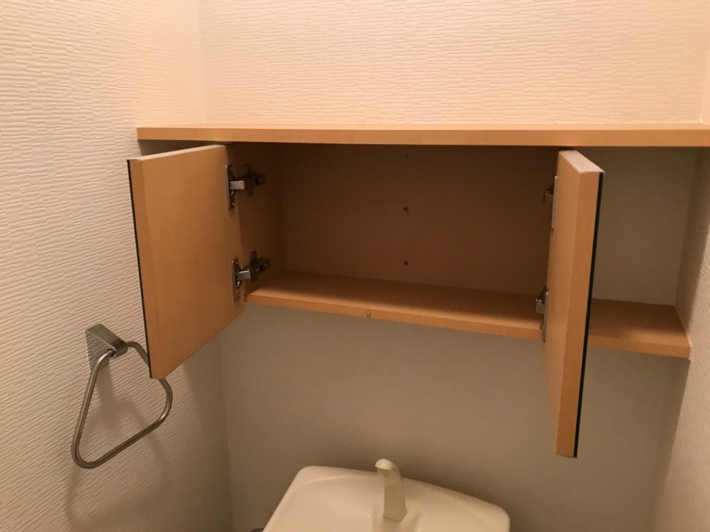 拡大写真:ハーフバレーⅡ 1階101のトイレ収納
