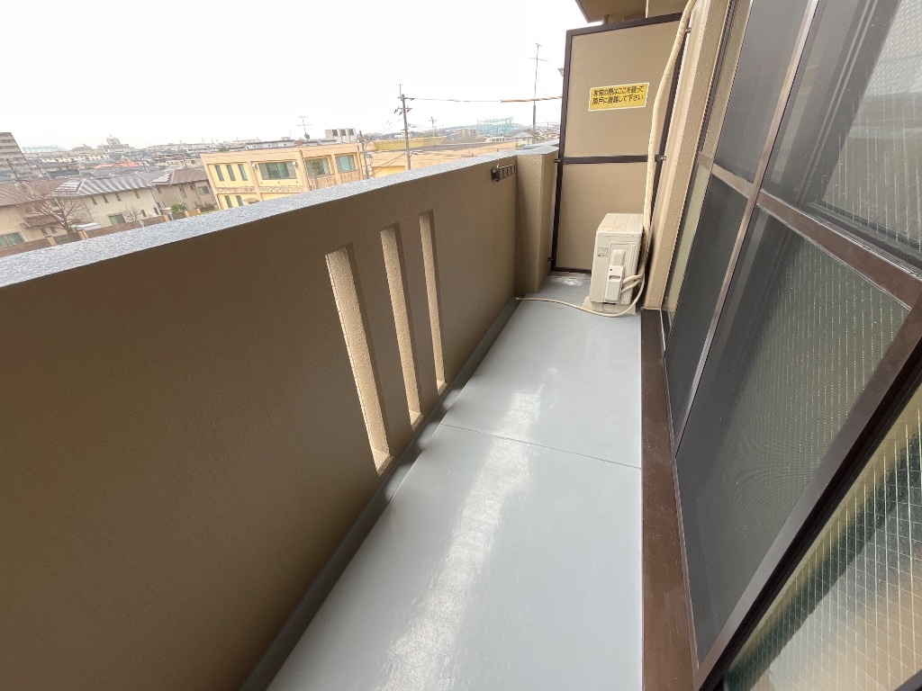 拡大写真:合志市豊岡 2階205のベランダ