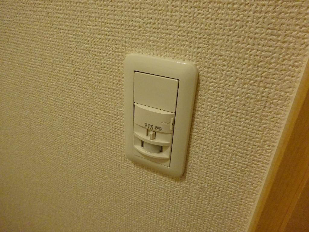 拡大写真:グッドラック 1階105の人感センサー
