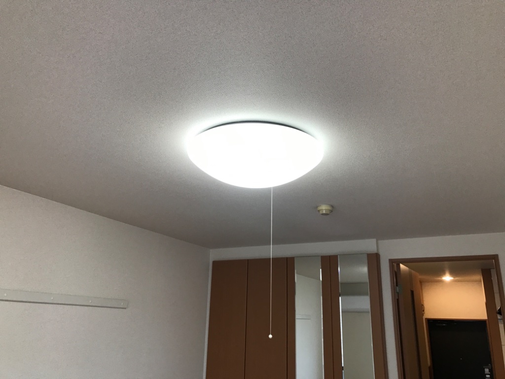拡大写真:エスプリド伎倍 1階105の洋室(照明付)