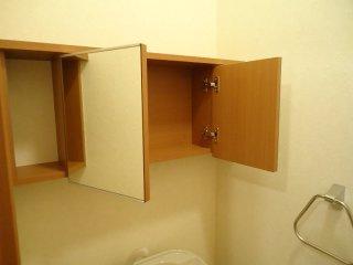 拡大写真:サニーコート・Joh 1階102のトイレ収納