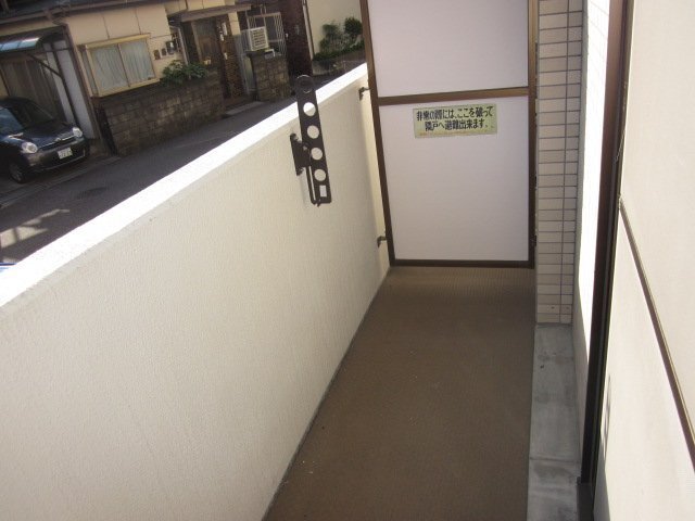 拡大写真:メロディーハイム愛宕山 2階202のベランダ(イメージ)