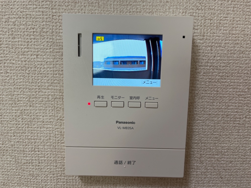 拡大写真:エタニティ 2階208のカメラ付インターホン