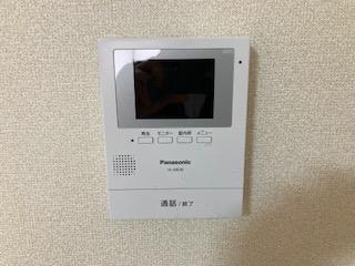 拡大写真:サニーパレス 2階205のカメラ付インターホン