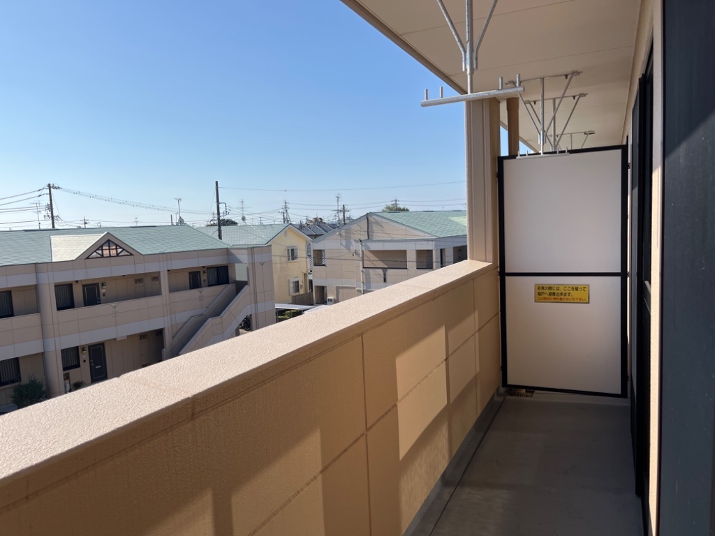 拡大写真:グランディールⅠ 3階302のベランダ