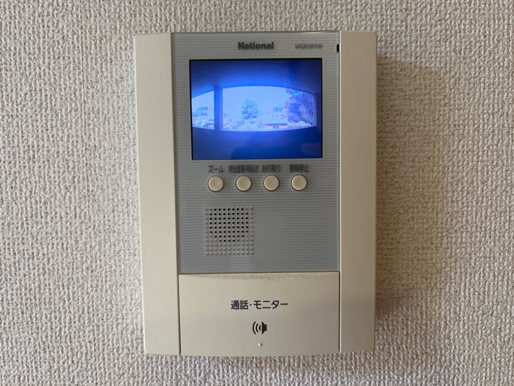 拡大写真:ベルフィーユMiya 2階202のカメラ付きインターホン