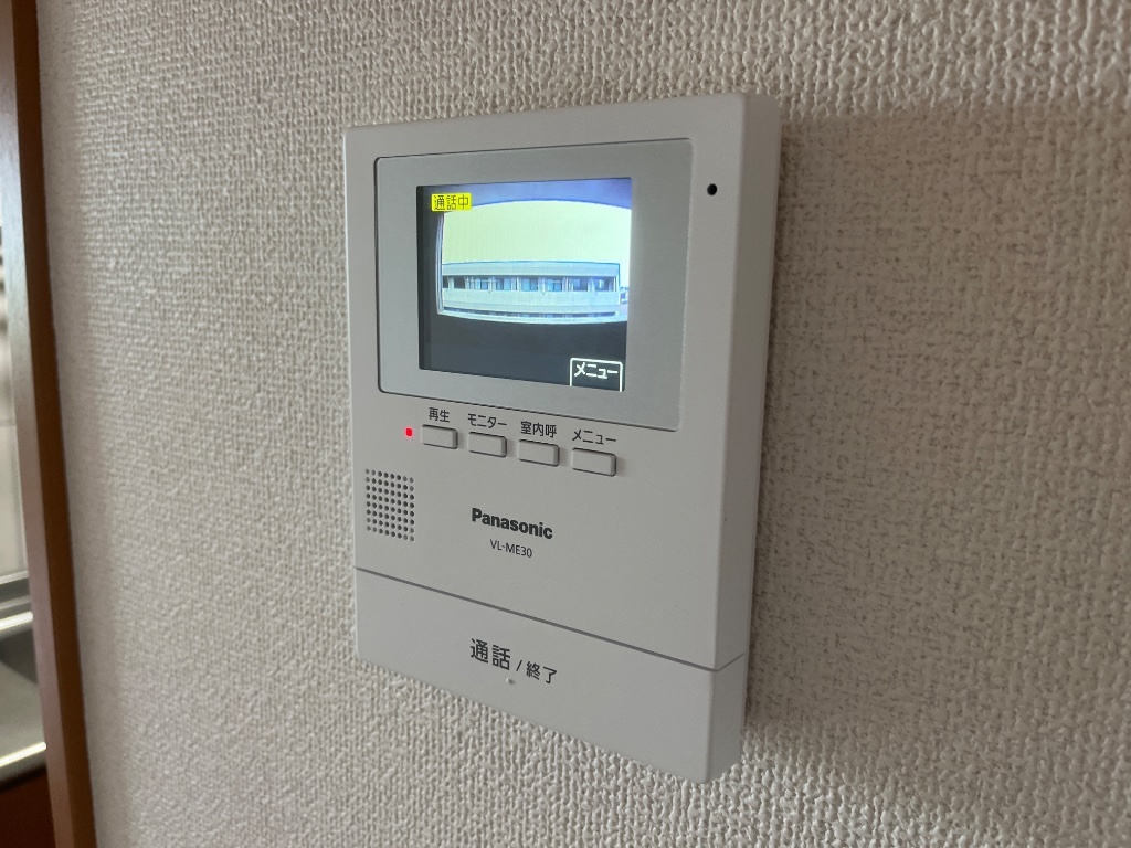 拡大写真:ローズマリーⅡ 2階202のカメラ付インターホン