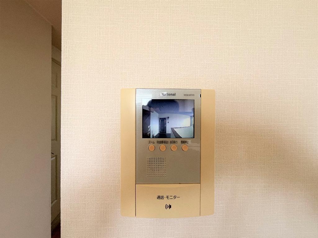 拡大写真：コーポ　ひまわり 2階201のカメラ付インターホン
