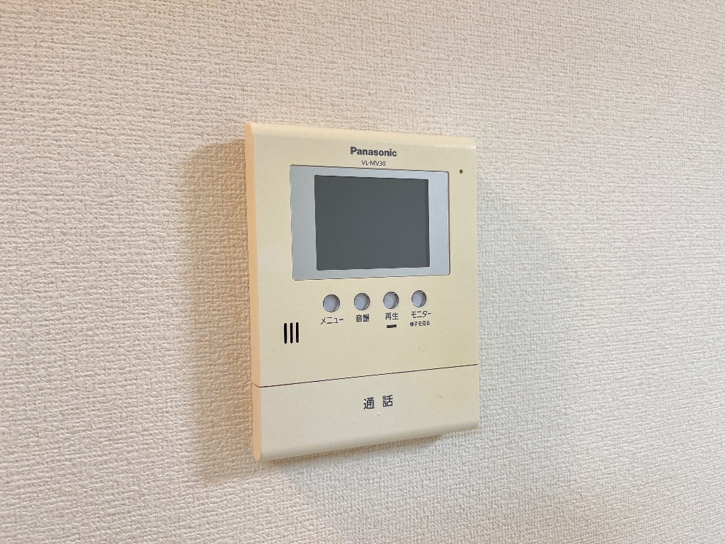 拡大写真:レインボーパレス 2階202のカメラ付インターホン