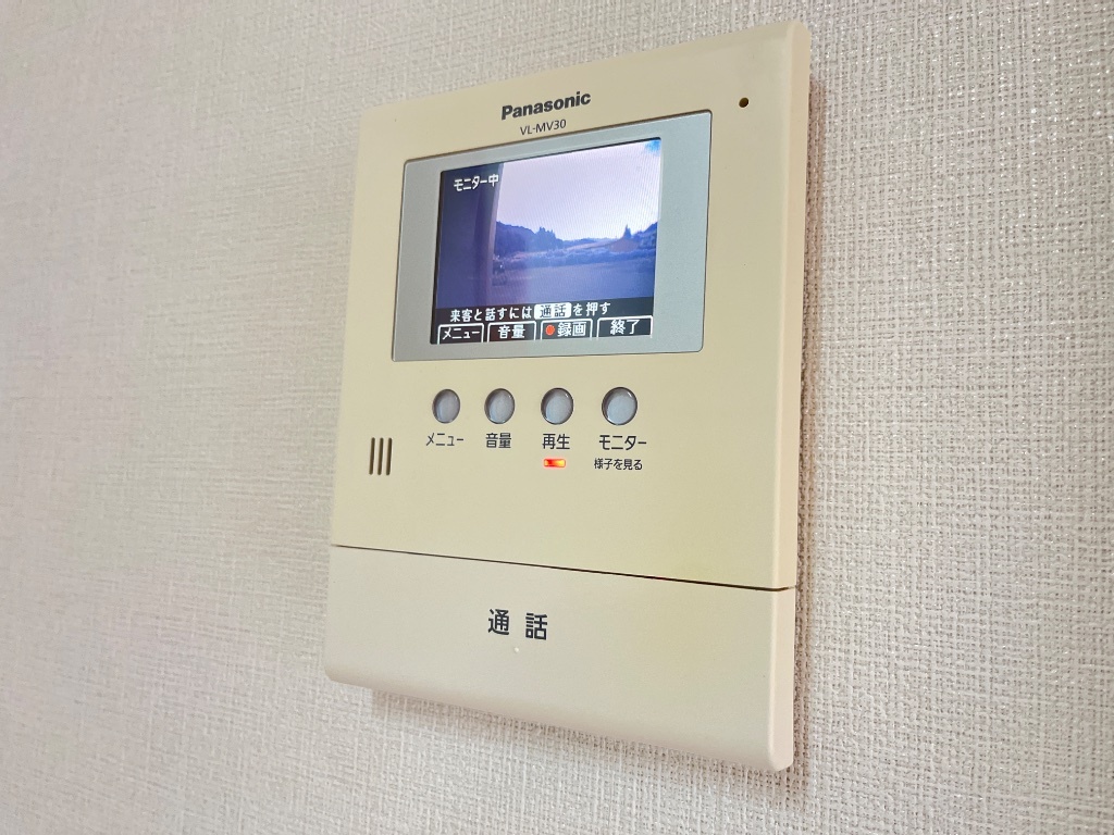 拡大写真：グランドコート　エスポア 2階205のカメラ付インターホン