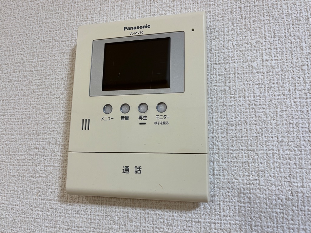 拡大写真:ミヨ・プチハウスⅡ 2階201のカメラ付インターホン