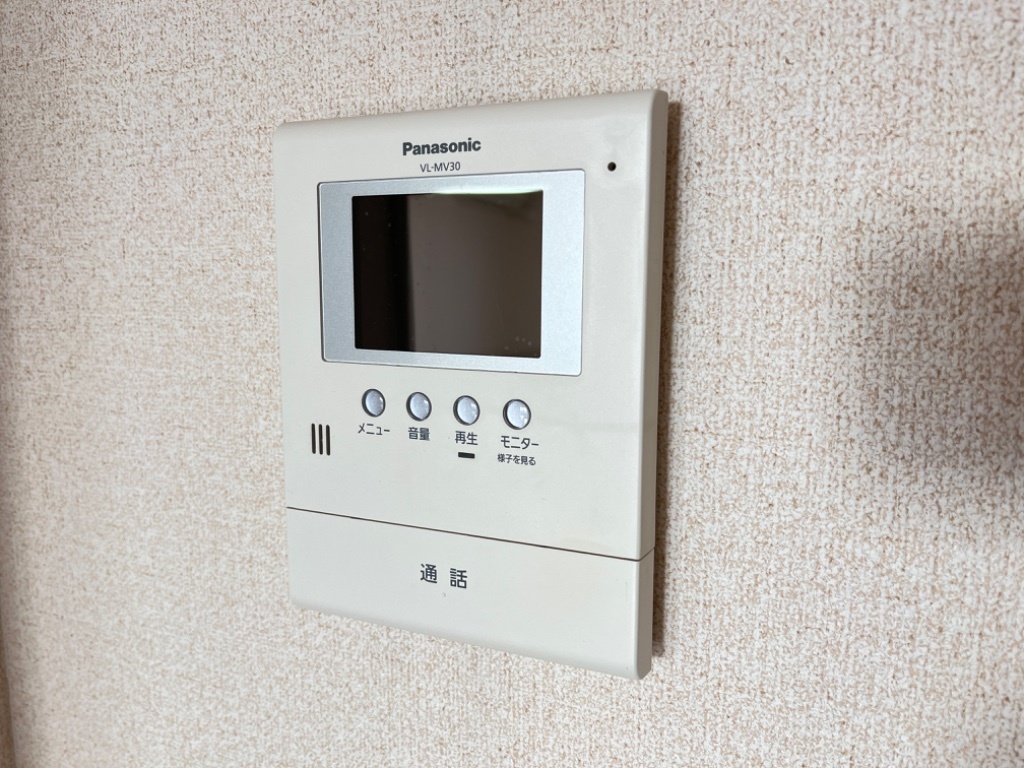 拡大写真:エクセル・パレス 1階102のカメラ付インターホン