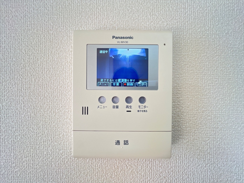 拡大写真:サンクスシャイン 2階202のカメラ付インターホン