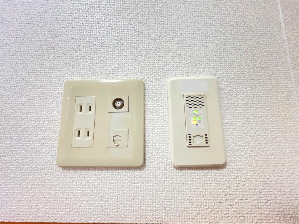 拡大写真:クレストール川島 1階103の埋め込み式Wi-Fi(イメージ)