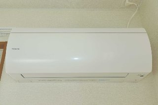 拡大写真:カーサ・エスペランサ 2階202のエアコン