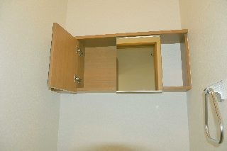 拡大写真:カーサ・エスペランサ 2階202のトイレ収納