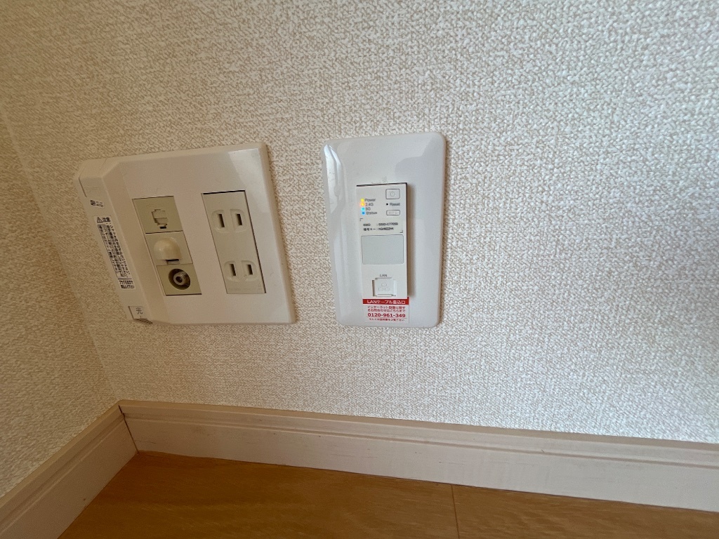 拡大写真:デュエール 1階106のインターネット設備