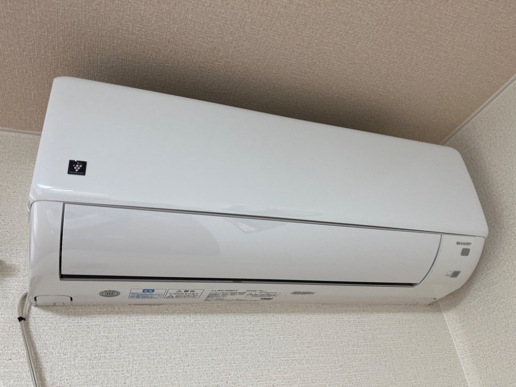 拡大写真:エピナールB棟 2階201のエアコン