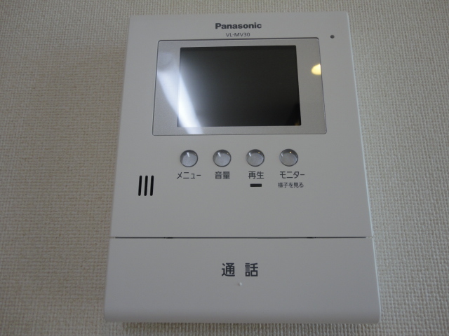拡大写真：サンフォレスト 1階105のカメラ付インターホン(カラー)